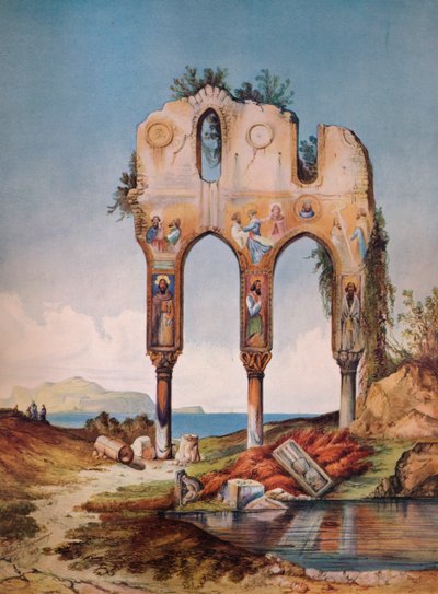 Ruins near Palermo, 1852, 1938 by Felix De Lapommeraye