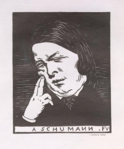 A Schumann by Felix Edouard Vallotton