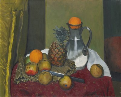 Apples and a Pineapple by Felix Edouard Vallotton