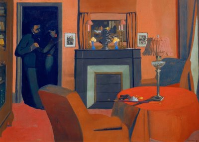 The Red Room by Felix Edouard Vallotton
