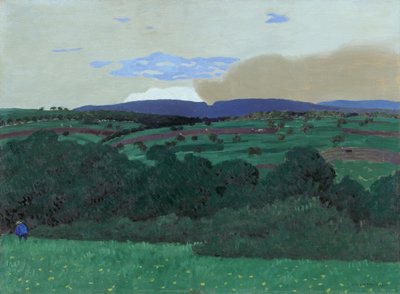 Environs of Lausanne, 1900 by Felix Edouard Vallotton