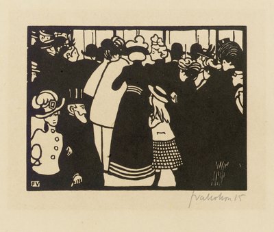 Exposition Universelle 1900 by Felix Edouard Vallotton
