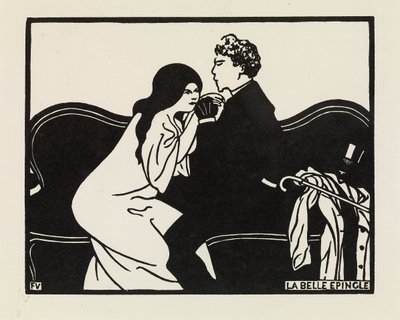 La Belle Epingle by Felix Edouard Vallotton