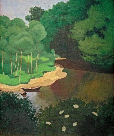 The Dordogne at Carennac by Felix Edouard Vallotton