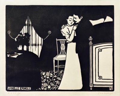The Beautiful Pin by Felix Edouard Vallotton