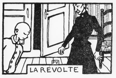 The Revolt by Felix Edouard Vallotton