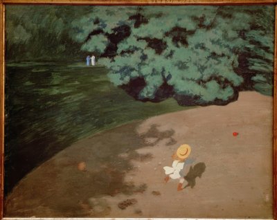 The Red Balloon by Felix Edouard Vallotton