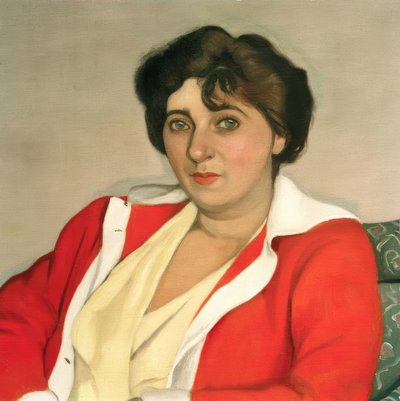 The Red Sweater by Felix Edouard Vallotton
