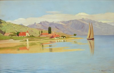 The Port of Pully by Felix Edouard Vallotton