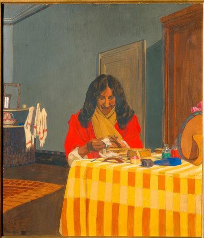 Madame Félix Vallotton by Felix Edouard Vallotton