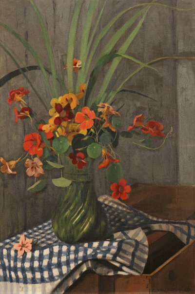 Nasturtiums by Felix Edouard Vallotton