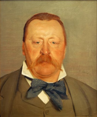 Portrait of Monsieur Alfred Delisle by Felix Edouard Vallotton