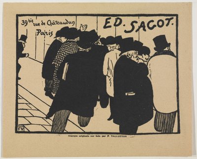 Print Fanciers by Felix Edouard Vallotton
