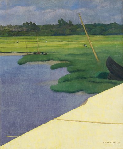 Quai de Berville by Felix Edouard Vallotton