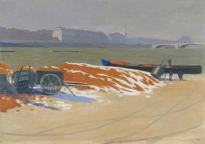 Quai de Seine by Felix Edouard Vallotton