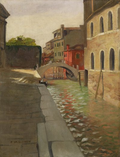 Rio della Salute, Venice by Felix Edouard Vallotton