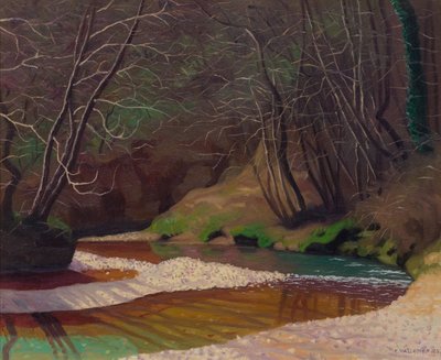 Rusty Stream and White Pebbles, 1921 by Felix Edouard Vallotton