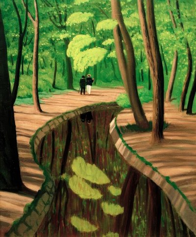 Underwood, Bois de Boulogne by Felix Edouard Vallotton