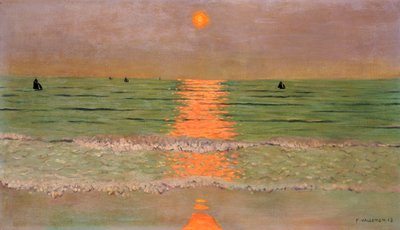 Sunset by Felix Edouard Vallotton