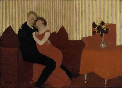 The Lie by Felix Edouard Vallotton