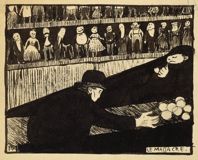 The Massacre by Felix Edouard Vallotton