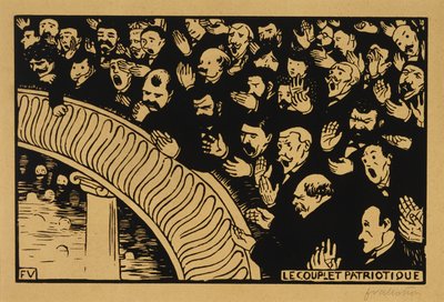 The Patriotic Ditty by Felix Edouard Vallotton