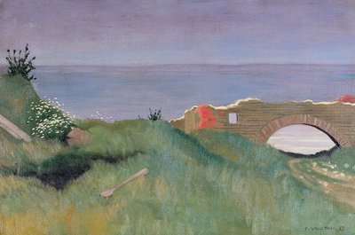 The Ruins, Villerville by Felix Edouard Vallotton