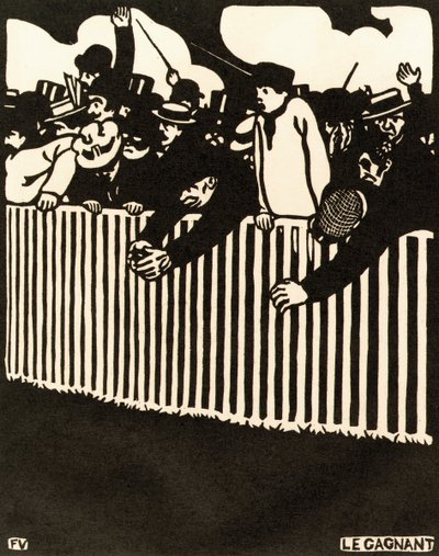 The Winner, 1898 by Felix Edouard Vallotton