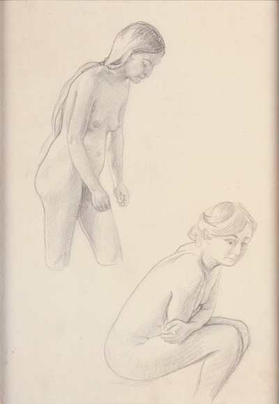 Two Nudes by Felix Edouard Vallotton