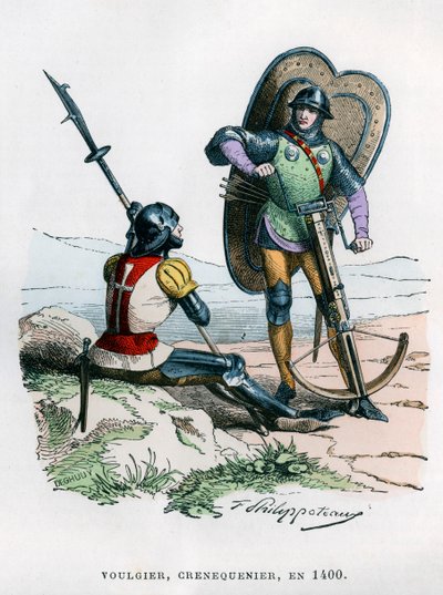 Soldiers, 1400 1882-1884 by Felix Henri Emmanuel Philippoteaux