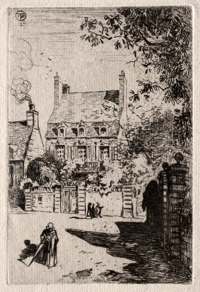 In Province: The House at Orléans by Felix Hilaire Buhot