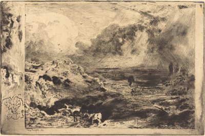 The Storm, 1879 by Felix Hilaire Buhot