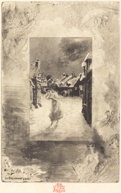 Le Bas-Hamet, 1879-1880 by Felix Hilaire Buhot