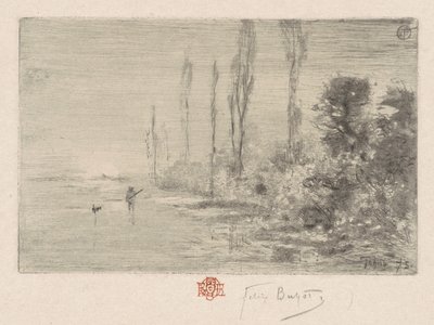 An Autumn Morning (Autumn Afternoon) by Felix Hilaire Buhot