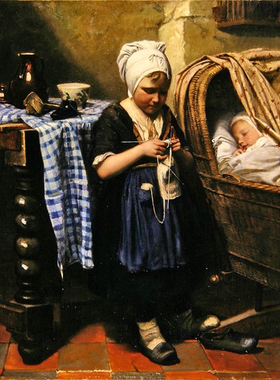 When Mamma is Out by Felix Stone Moscheles