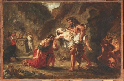 Hercules and Alcestis by Ferdinand Victor Eugene Delacroix