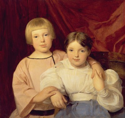 Children by Ferdinand Georg Waldmuller