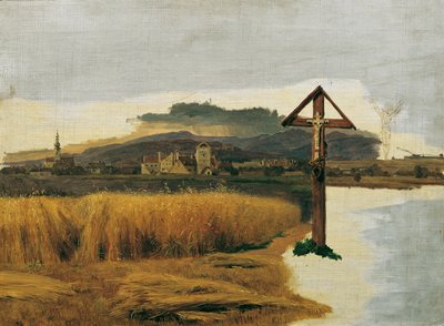 Landscape of Brunn am Gebirge by Ferdinand Georg Waldmuller