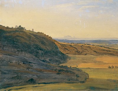 Landscape Study near Ariccia by Ferdinand Georg Waldmuller