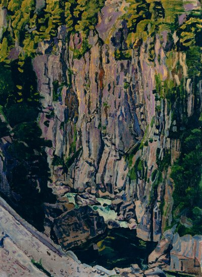 Aareschlucht by Ferdinand Hodler