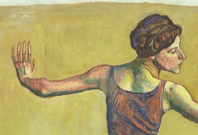 Femme Joyeuse (detail) by Ferdinand Hodler