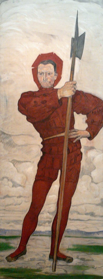 Man with Halberd by Ferdinand Hodler