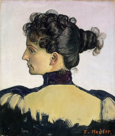 Portrait of Berthe Jacques by Ferdinand Hodler