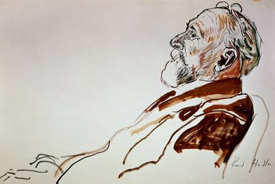 Portrait of Carl Spitteler by Ferdinand Hodler