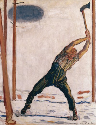 The Woodcutter by Ferdinand Hodler