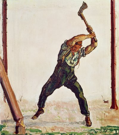 The Woodman by Ferdinand Hodler