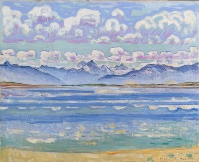 Weisshorn, Seen from Montana by Ferdinand Hodler