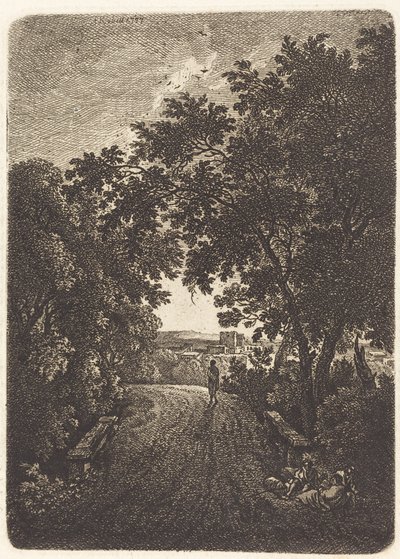 An Evening Stroll by Ferdinand Kobell