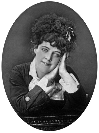Jeanne Samary, French Actress and Model by Ferdinand Mulnier
