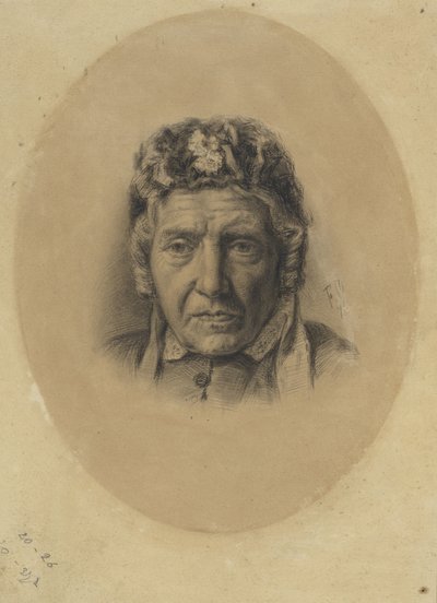 Portrait of J.M. Vogelsang by Ferdinand Oldewelt